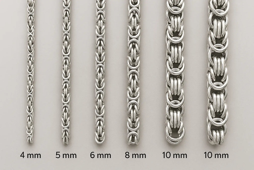925er Silber Königsketten Schmuck – Bild 13