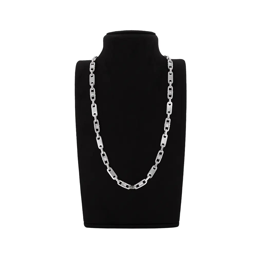 Plattenkette 925 Silber – Schmuck – Bild 1