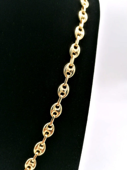 Bohnenkette 585 Gold höchste Qualität 14 K Gelbgold – Bild 2