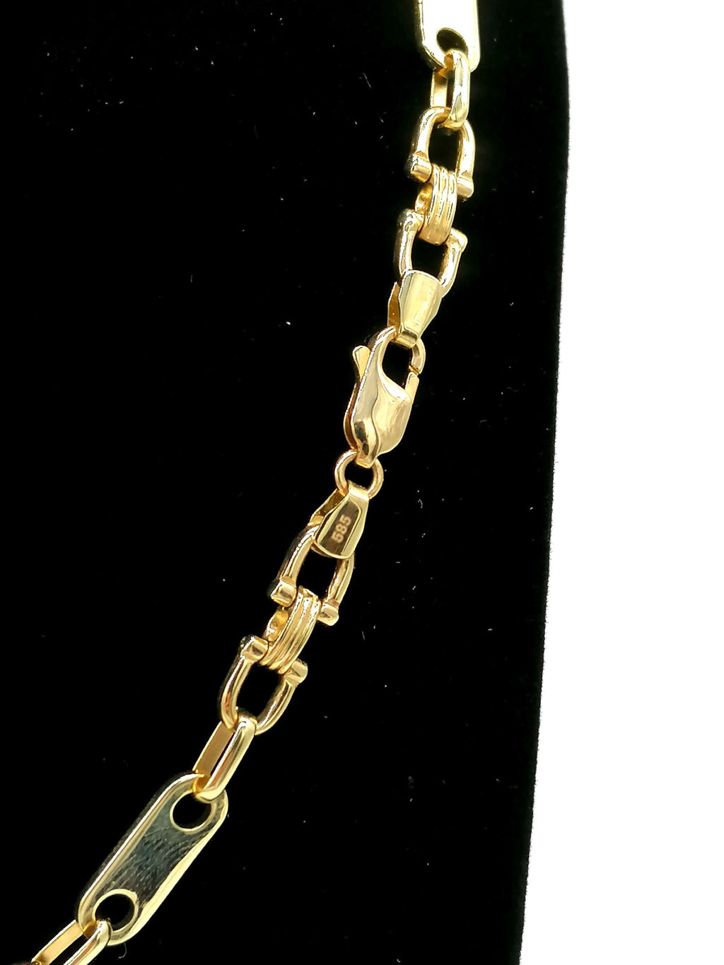 Plattenkette 750 Gold höchste Qualität 18 K massiv – Bild 4